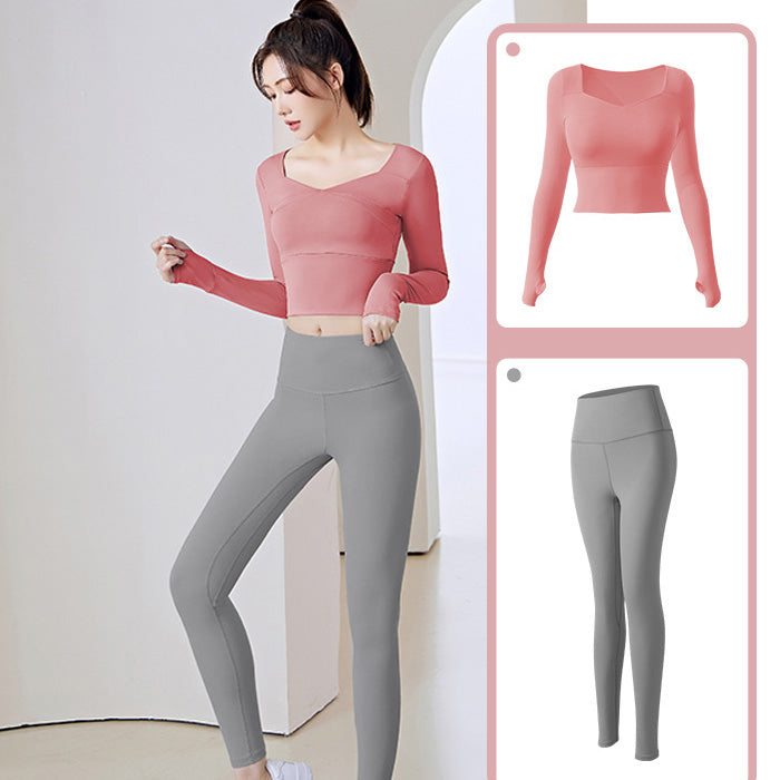 ヨガウェア トップス レディース シームレス おしゃれ スポーツ ハイ ウエスト ヒップ リフト フィットネス