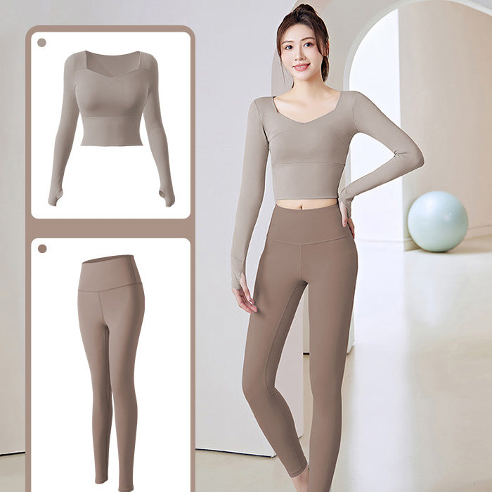 ヨガウェア トップス レディース シームレス おしゃれ スポーツ ハイ ウエスト ヒップ リフト フィットネス