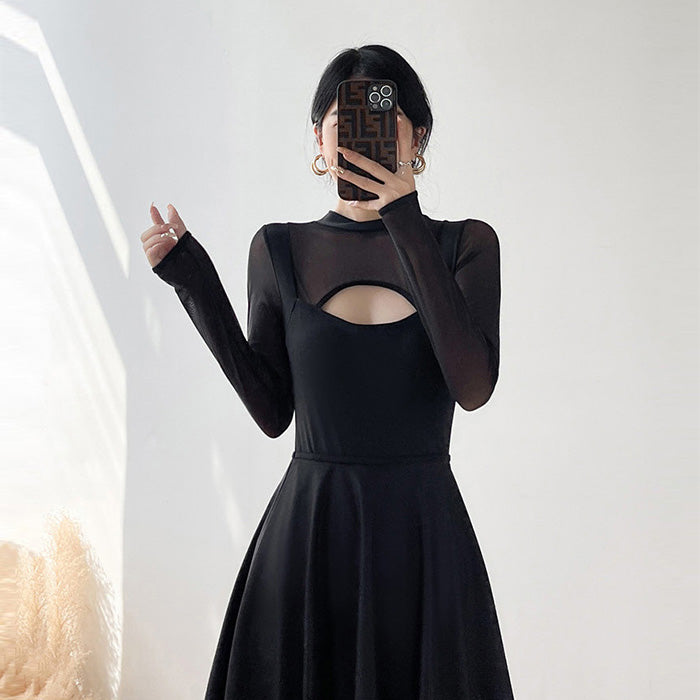 水着レディース 30代 20代 10代 体型カバー 長袖 伸縮性 吸汗 ダイビング スイミング 水陸両用 UVカット 海 露出控えめ ソフト肌触り 夏 スカート