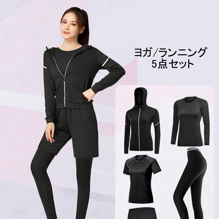 プロトレーニングヨガウェア、女性用フィットネスウェア、速乾ランニング、スポーツウェアスーツ、ピラティス、大きいサイズ、半袖春