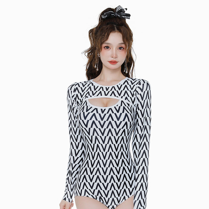 水着レディース 体型カバー ワンピース 10代 20代 30代 可愛い 学生 大人 ギャル 長袖 セクシー 人気 ビーチ 旅行 露出 少ない