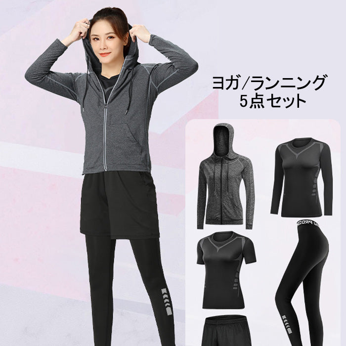 プロトレーニングヨガウェア、女性用フィットネスウェア、速乾ランニング、スポーツウェアスーツ、ピラティス、大きいサイズ、半袖春