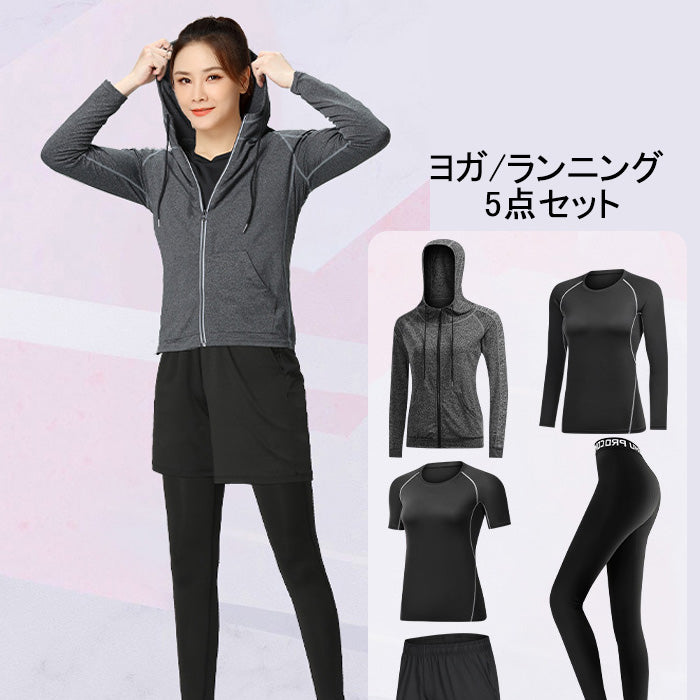 プロトレーニングヨガウェア、女性用フィットネスウェア、速乾ランニング、スポーツウェアスーツ、ピラティス、大きいサイズ、半袖春