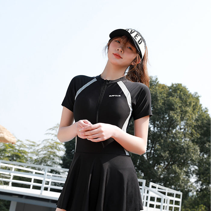 水着 レディース ワンピース 大きい サイズ 体型 隠し カバー 水着 セット スポーツ 大人 水着