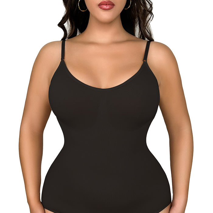 補正下着 ボディスーツ 50代 40代 キャミソール 背中の肉 シームレス ワンピース 大きいサイズ お腹引き締め インナー ヒップアップ 伸縮性 コルセット くびれ