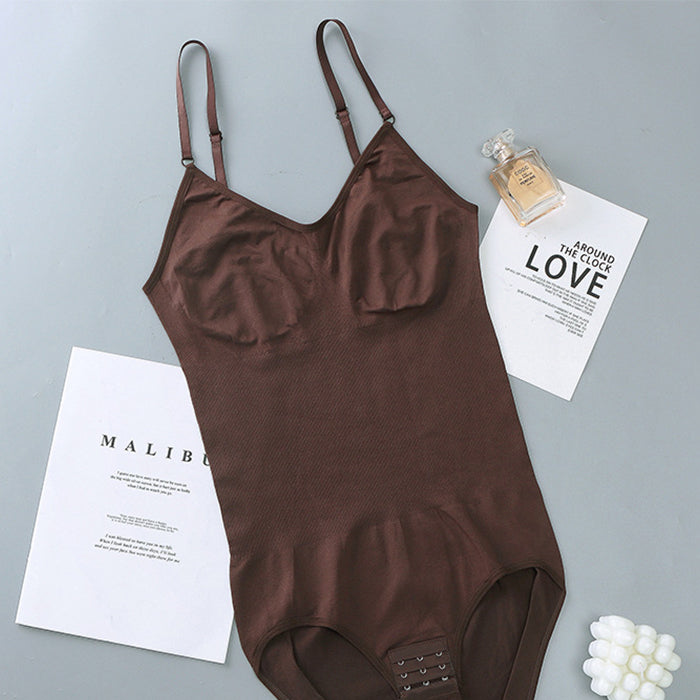 ボディスーツレディース 女性用 補正下着 バットリフト シームレス コルセット 無地 サスペンダー お腹コントロール ボディシェイプ