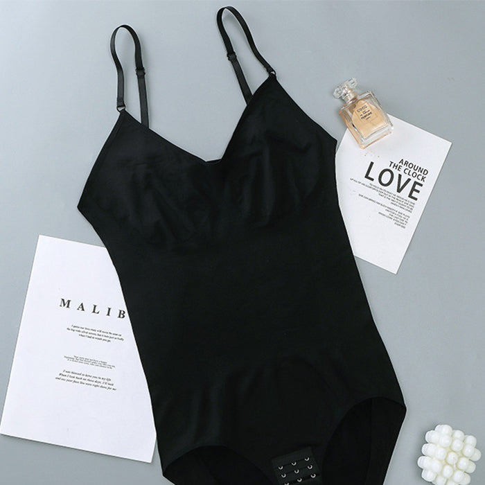 ボディスーツレディース 女性用 補正下着 バットリフト シームレス コルセット 無地 サスペンダー お腹コントロール ボディシェイプ