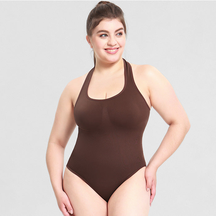 補正下着 ボディスーツレディース 30代 40代 50代 タンクトップ お腹引き締め 背中の肉 コルセット 女性 ホルターネック ワンピース 大きい サイズ 女性
