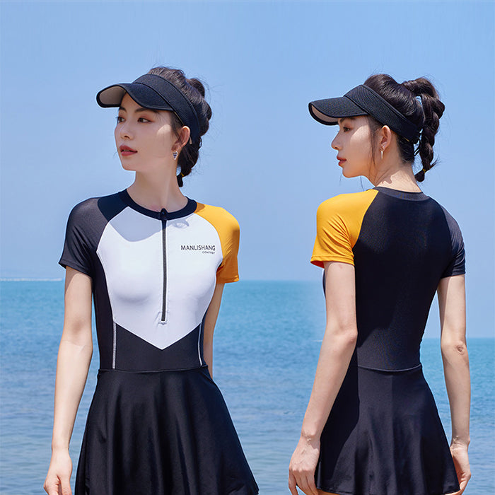 水着 レディース ワンピース ショート パンツ 学生 カジュアル スカート かわいい 大きい プラス サイズ 大人水着