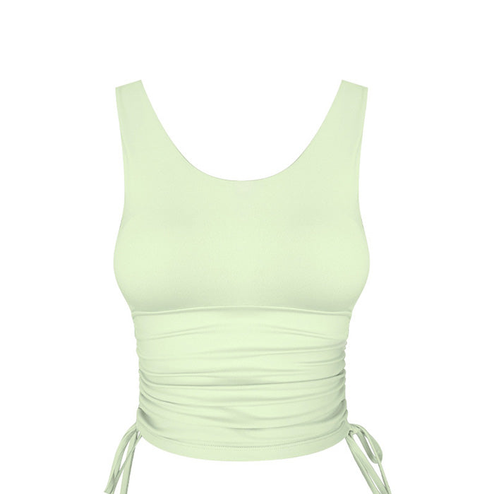 スポーツインナー タンクトップ ヨガトップス スポーツ下着 カップ付き ランニング スポーツ フィットネス ピラティス ジムウェア