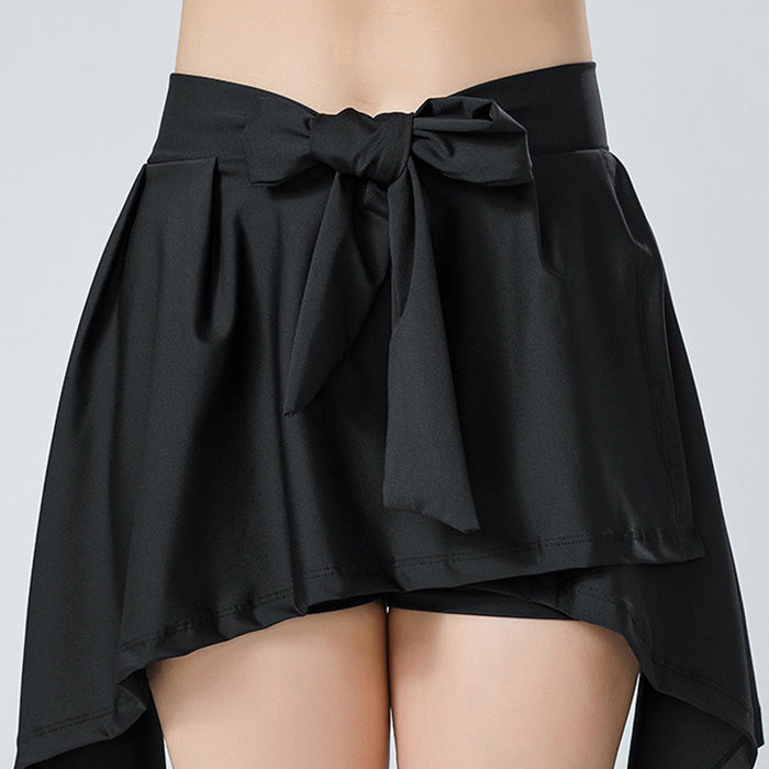 スポーツスカート インナーパンツ ショートスカート フェイク2ピース ヨガ ピラティス ランニング フィットネス ジム スカート