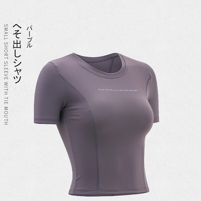 レディース トレーニングウェア ジムウェア 5カラー 可愛い 練習着 女性 丈短め へそ出し