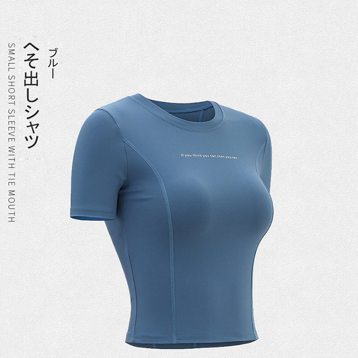 レディース トレーニングウェア ジムウェア 5カラー 可愛い 練習着 女性 丈短め へそ出し