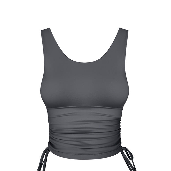 スポーツインナー タンクトップ ヨガトップス スポーツ下着 カップ付き ランニング スポーツ フィットネス ピラティス ジムウェア