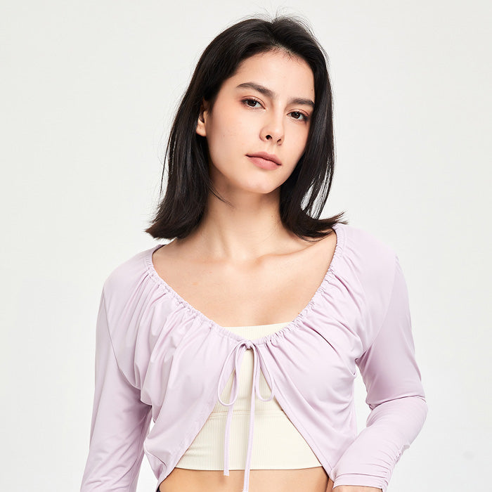 ヨガ長袖フィットネス服カバーアップスポーツコート日焼け防止服女性の抗 UV クールショールスポーツトップランニング通気性ヨガ服