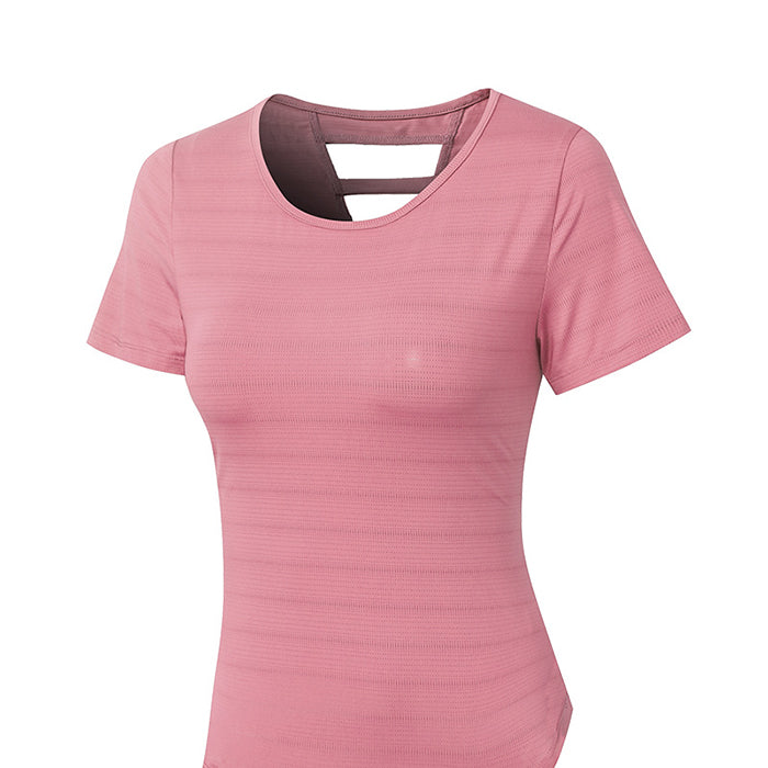 スポーツTシャツ 半袖 通気性 ナイロン フィット ルーズ 大きいサイズ ヨガ ホットヨガ ピラティス スポーツウェア フィットネスウェア ランニングウェア トレーニング ジム