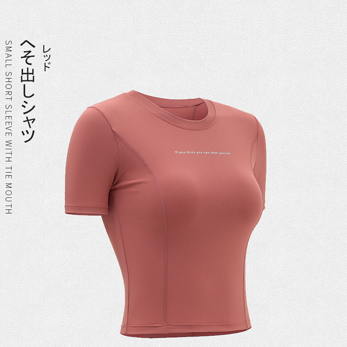 レディース トレーニングウェア ジムウェア 5カラー 可愛い 練習着 女性 丈短め へそ出し