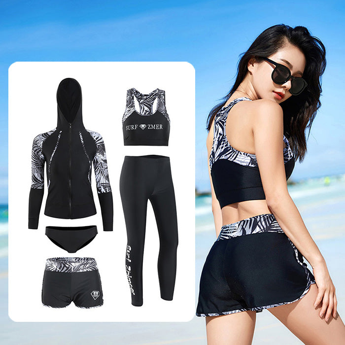 プラスサイズの水着カップルスーツ黒のファッション男性女性ダイビングビーチ