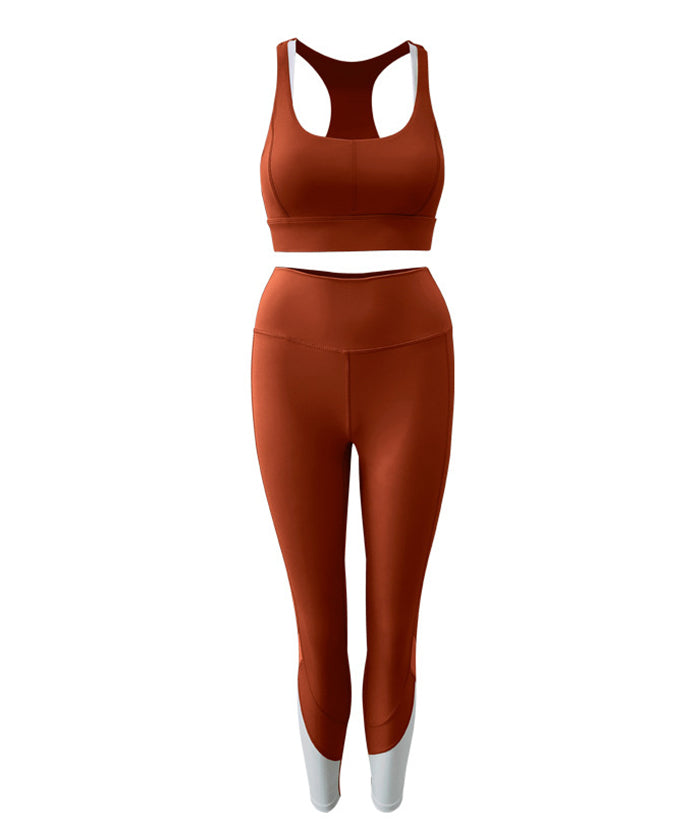 ヨガセット ヨガレギンス ハイウエスト ヒップリフト フィットネス スリムフィット スポーツブラ ヨガ服 ピラティス ホットヨガ トレーニング ジムウェア